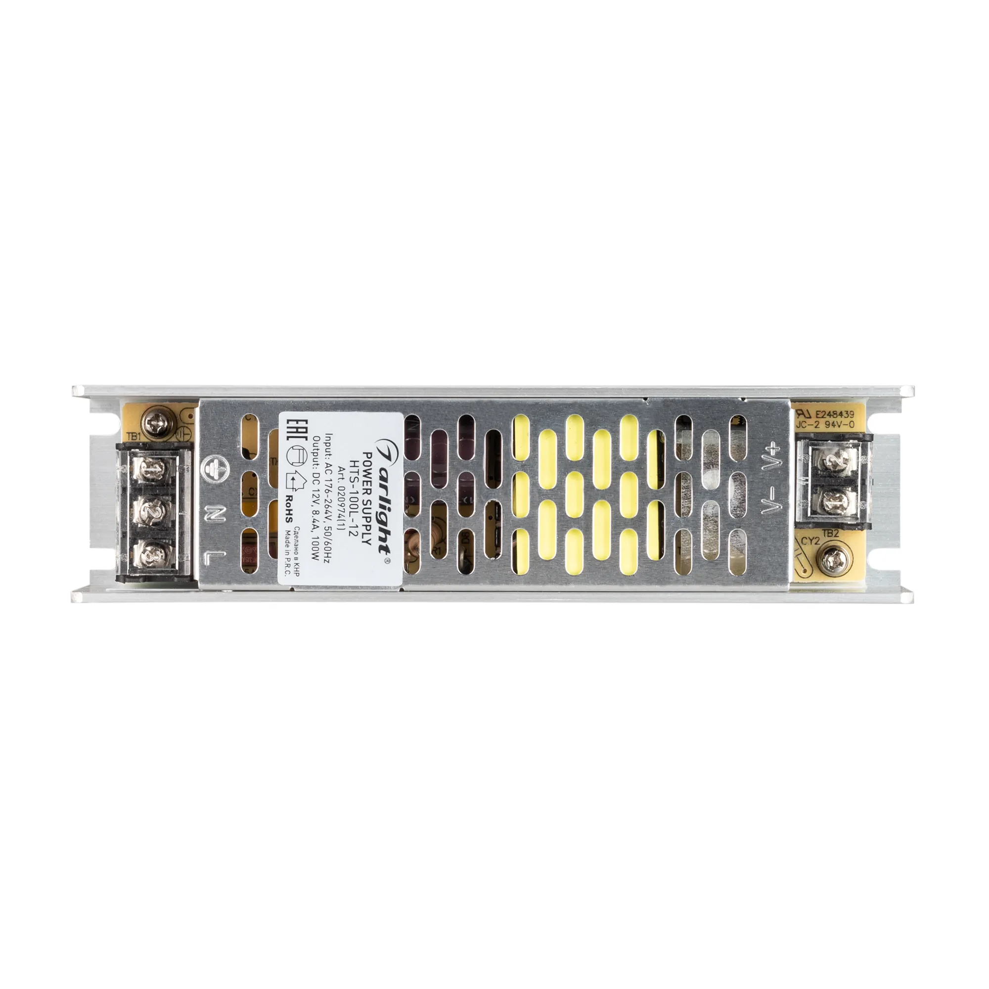 Блок питания для светильника Arlight HTS-100L-12 12V 8.4A 100W / 020974(1) — фото 2
