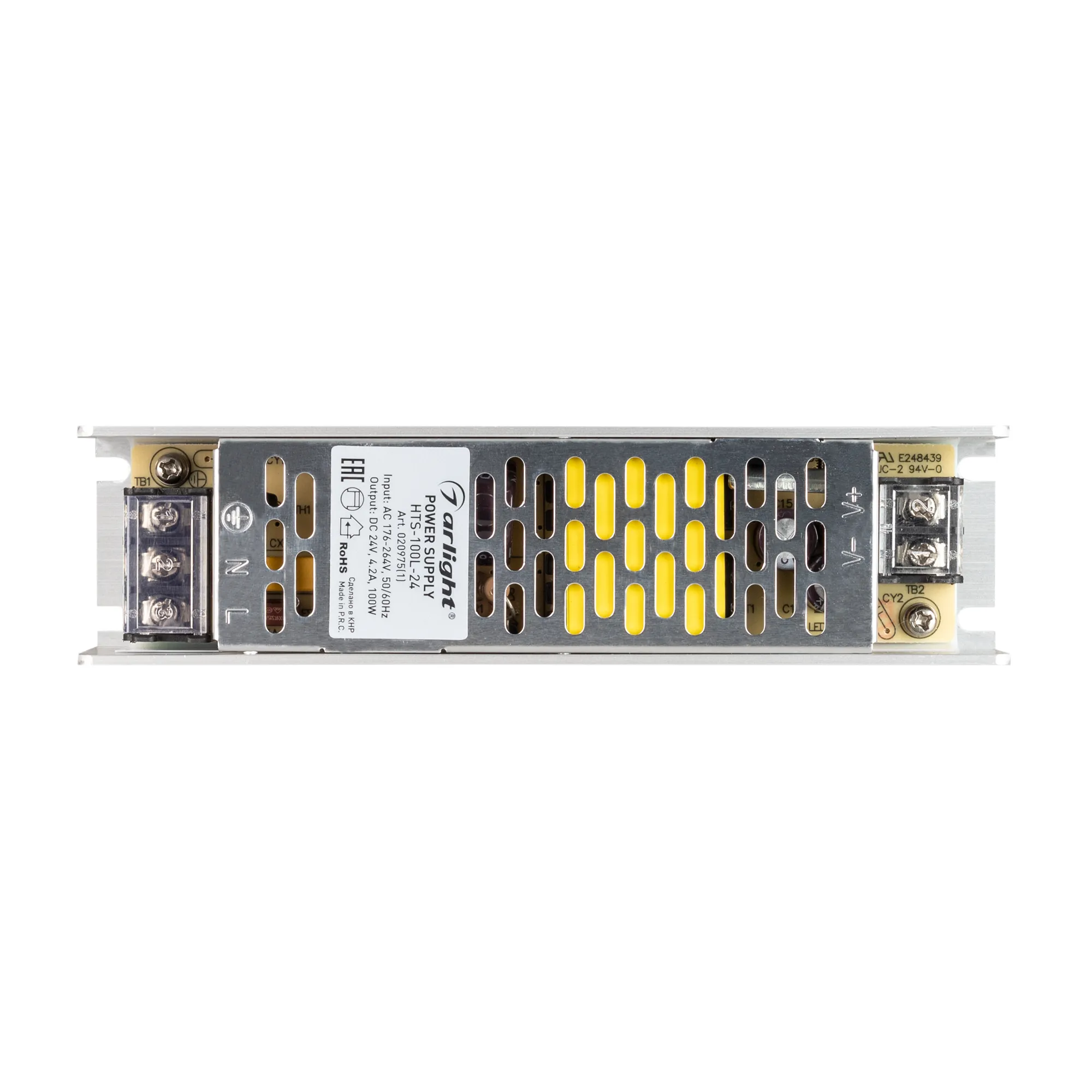 Блок питания для светильника Arlight HTS-100L-24 24V 4.2A 100W / 020975(1) — фото 2