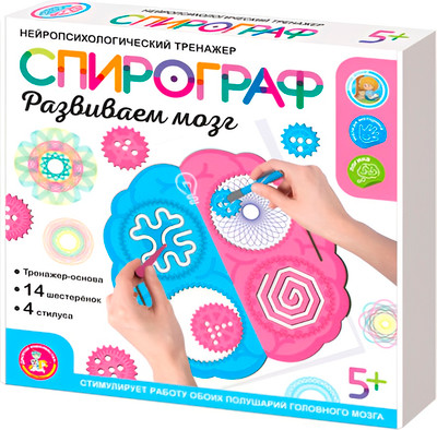 

Развивающая игра, Спирограф. Развиваем моз / 05880