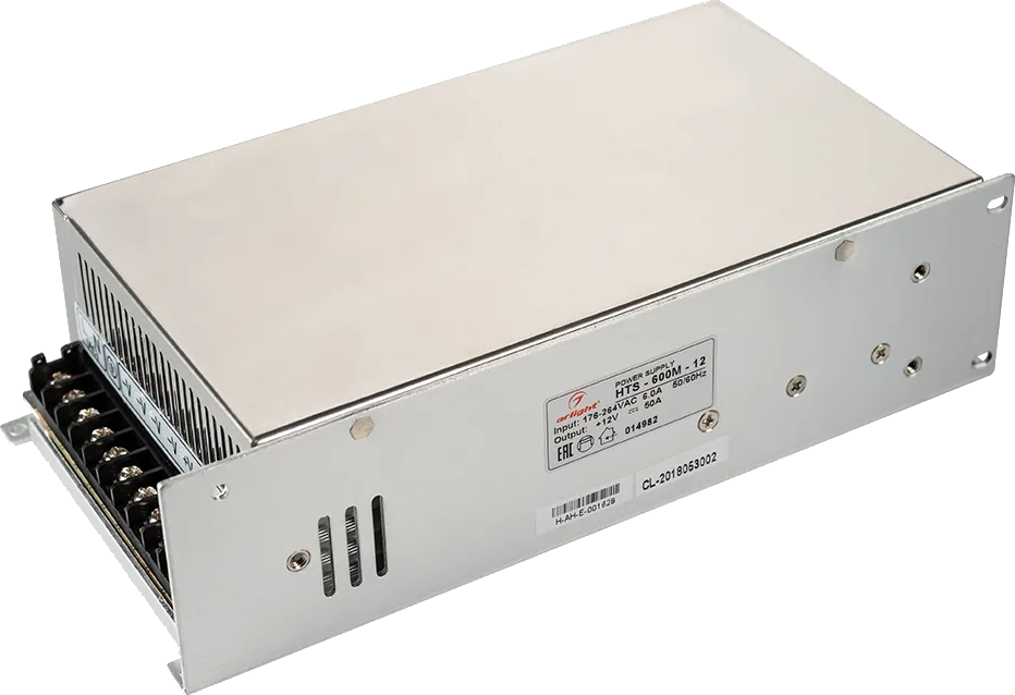 Блок питания для светильника Arlight HTS-600M-12 12V 50A 600W / 014982