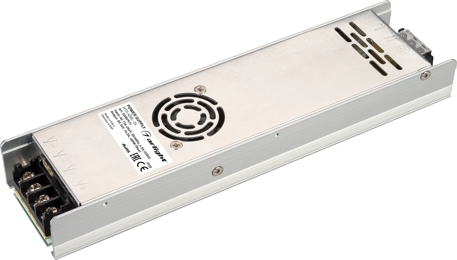 Блок питания для светильника Arlight HTS-400L-24 24V 16.5A 400W / 020829(1)