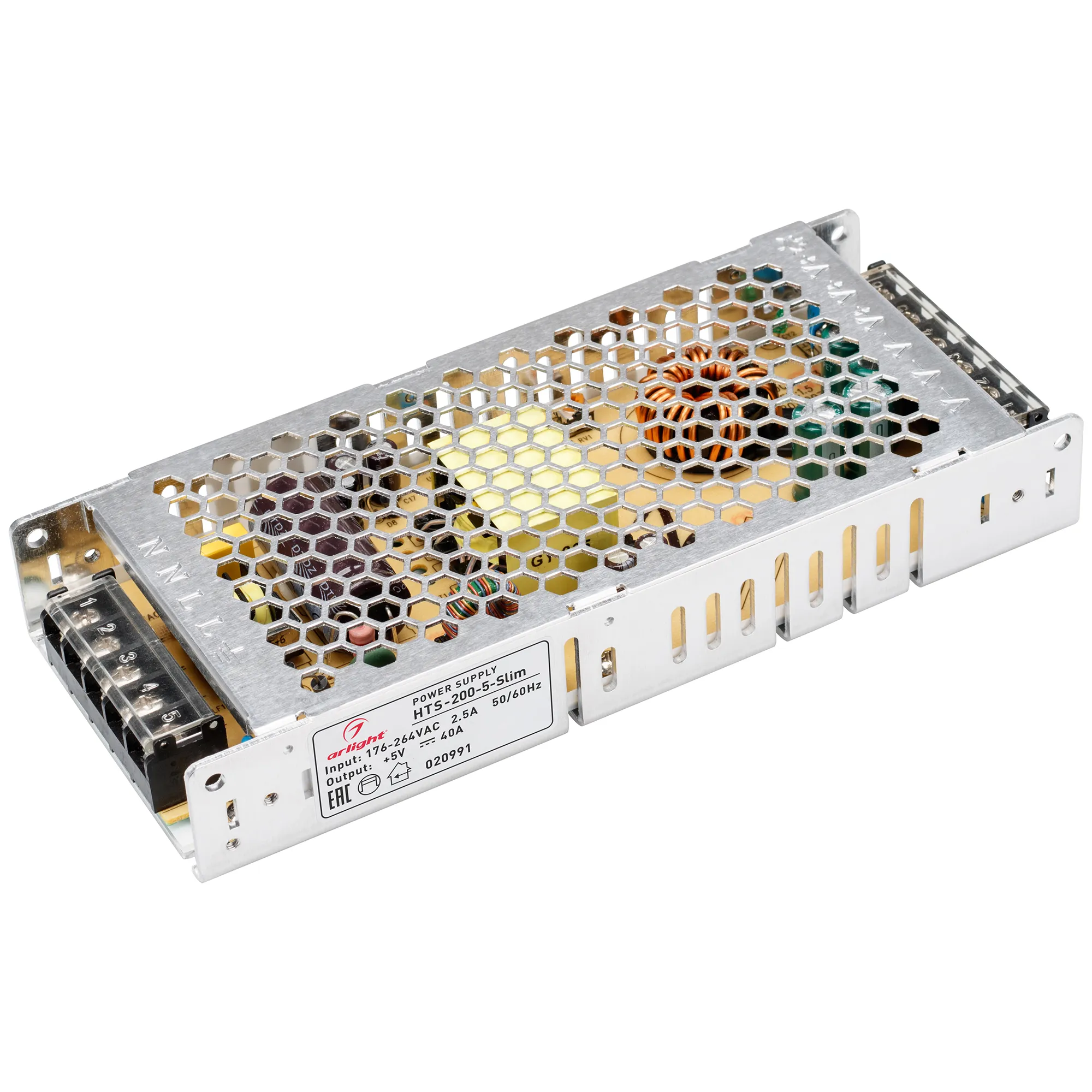 Блок питания для светильника Arlight HTS-200-5-Slim 5V 40A 200W / 020991