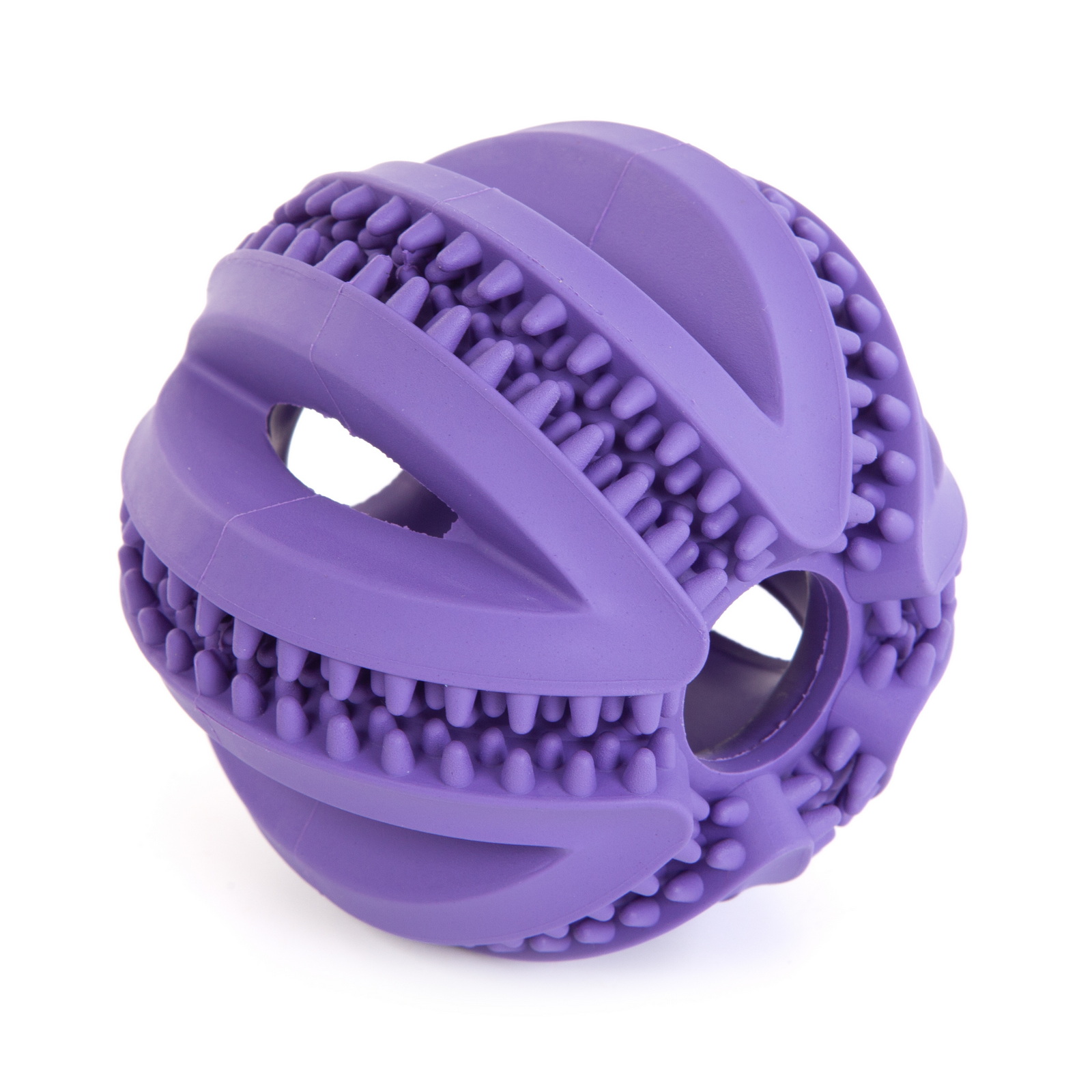 Игрушка для собак SkyRus Мячик комбинированный / 145039/purple (фиолетовый) — фото 3
