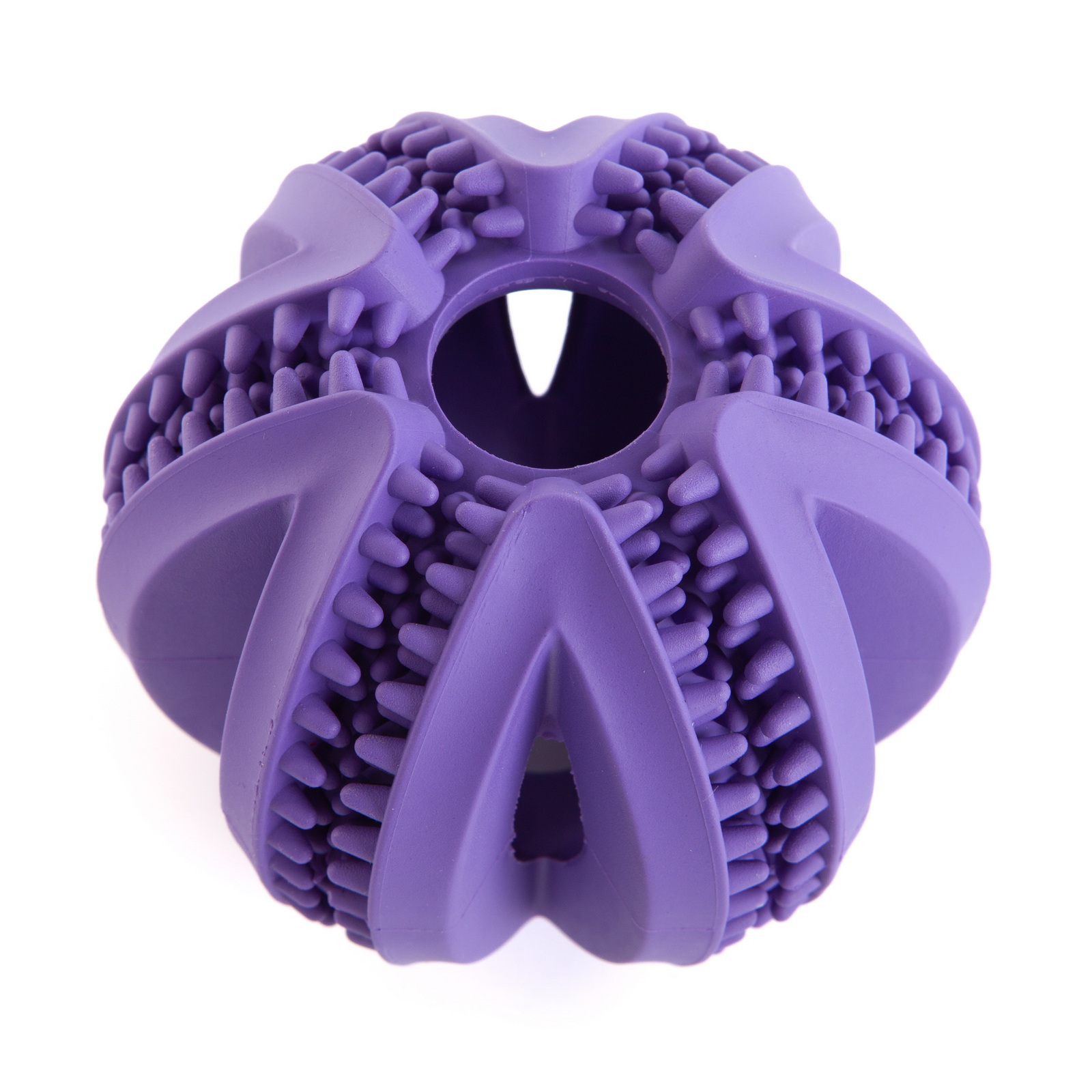 Игрушка для собак SkyRus Мячик комбинированный / 145039/purple (фиолетовый) — фото 4