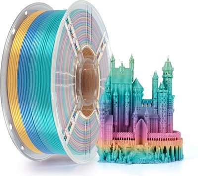 

Пластик для 3D-печати, PLA Gradient Rainbow 1.75mm / HC245