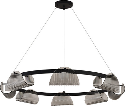 Люстра Kinklight Каспи 08447-8A.19(16) (черный) -
