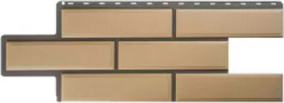 Сайдинг Альта-профиль Камень Венецианский слоновая кость (1.25x0.45м) - 