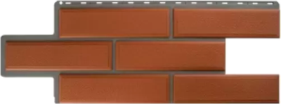 Сайдинг Альта-профиль Камень Венецианский терракотовый (1.25x0.45м) - 