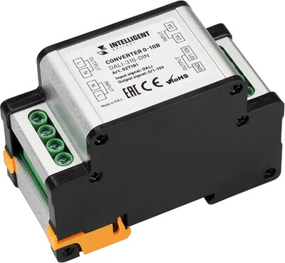 

Конвертер для светодиодной ленты, Intelligent 0-10В DALI-310-DIN / 027181