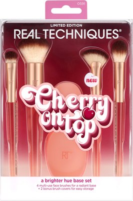 Набор кистей для макияжа Real Techniques Cherry On Top A Brighter Hue Base Set RT10059160 - 