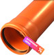 Труба наружной канализации SKV Plast ПВХ SN4 110x3.2x1000 - 