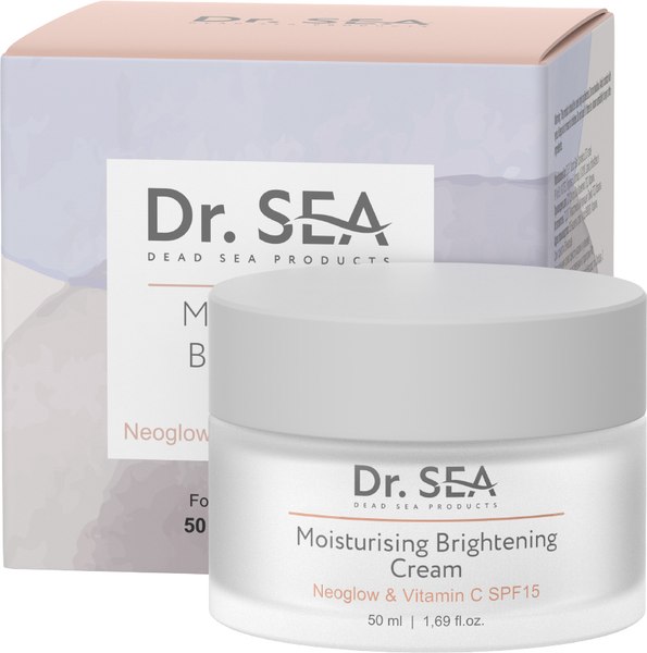 Крем для лица Dr. Sea Сияние кожи с комплексом Neoglow и витамином С SPF15 (50мл)