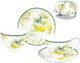 Набор для чая/кофе Elan Gallery Лимоны / 420760 (12шт, New Bone China) - 