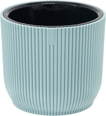 Кашпо Эльфпласт Linea EP657 (2.3л, серо-голубой) -
