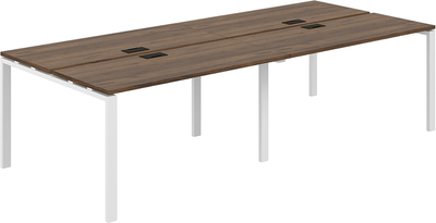 Комплект письменных столов Norden 280х123.8х75 / SG.252.DM.63.WH (дуб модена/дуб модена) - 