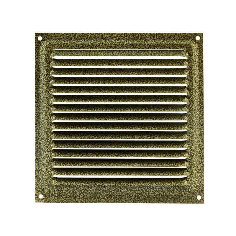 Решетка вентиляционная Нора-М 150x150 с сеткой / 2178 (старая бронза)