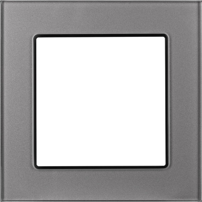 

Рамка для выключателей и розеток, FRM-GLARE-GS-1-GR / 043788