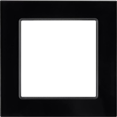 

Рамка для выключателей и розеток, FRM-GLARE-GS-1-BK / 043787