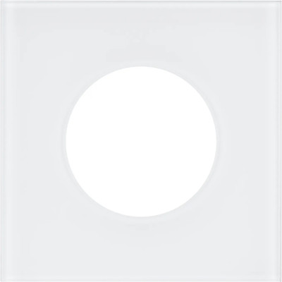 

Рамка для выключателей и розеток, FRM-GLARE-GC-1-WH / 043832