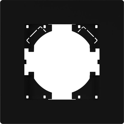 Рамка для выключателей и розеток Arlight FRM-PERIO-PL-1-BK / 049689 -