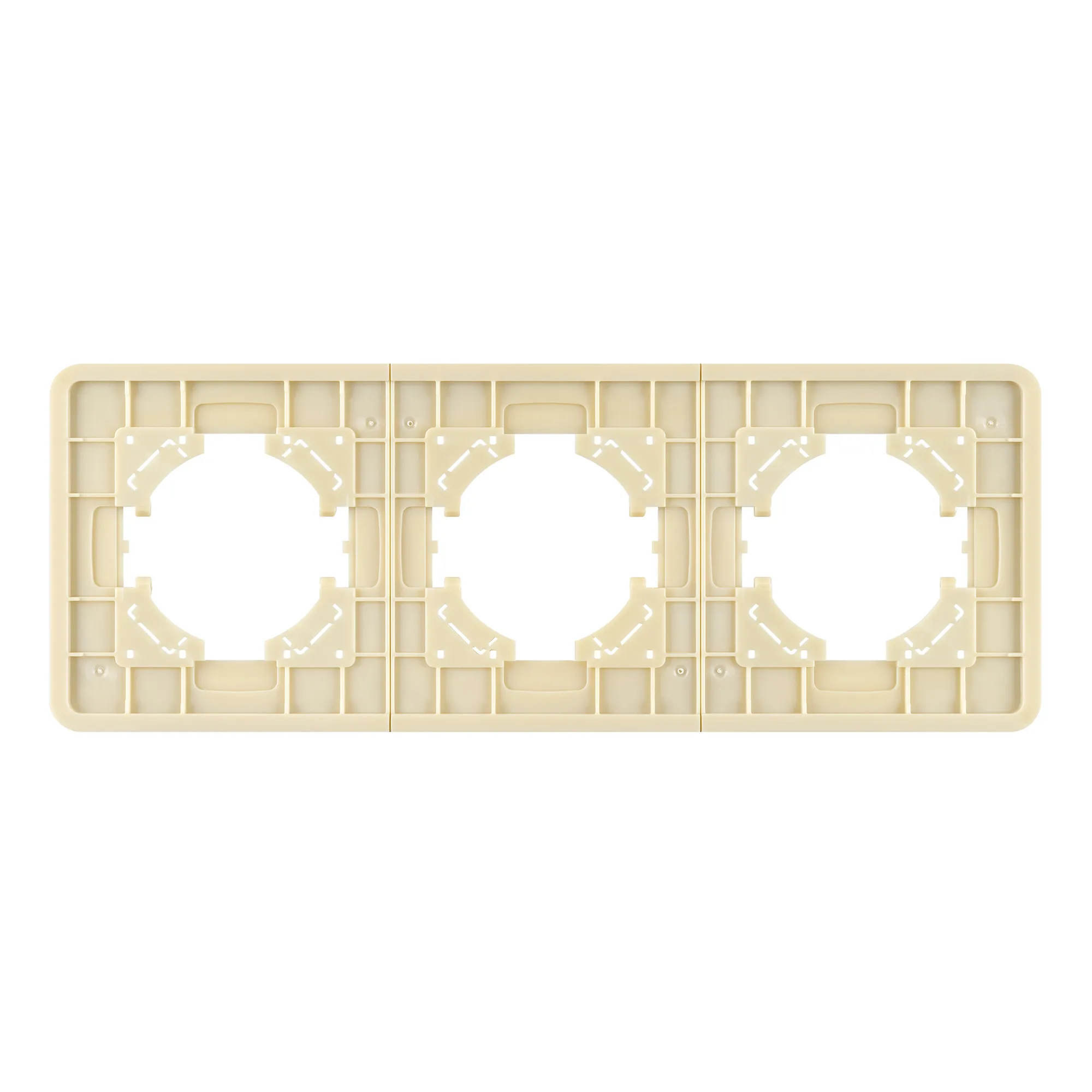 Рамка для выключателей и розеток Arlight FRM-AKIRY-AL-3-GD / 049730 — фото 3