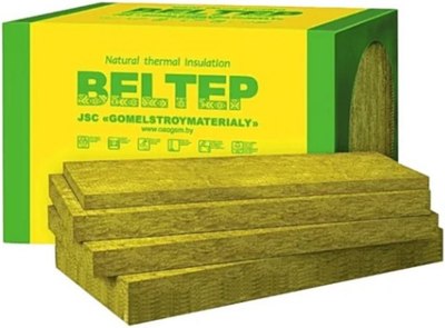 Минеральная вата БЕЛТЕП Лайт 1200х600x100 (2.88м2 в упаковке) - 
