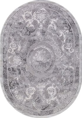 Ковер Karmen Hali Armina 03760A - GREY / GREY OVAL (1.6х2.3) - 