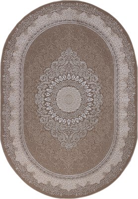 Ковер Karmen Hali Armina 04076A BROWN / BROWN OVAL (1.6x2.3) - 