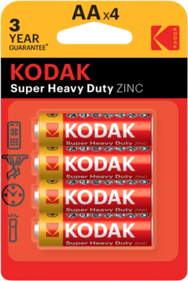 

Комплект батареек, Extra Heavy Duty R6 4BL KAAHZ-4 / Б0075852