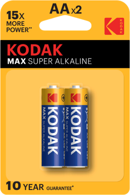 Комплект батареек Kodak МАХ LR6 2BL KAA-2 / 100004289 - 