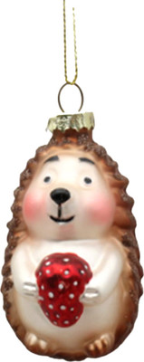 

Елочная игрушка, Ежик с клубничкой / 110260