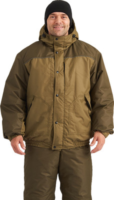 Костюм для охоты и рыбалки УРСУС Вихрь светлый-хаки/т.хаки Кошачий глаз / КОС614-578 (р.60-62, 182-188) -