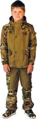 Костюм для охоты и рыбалки УРСУС Горка-5 235 г/м2 хаки Грета Мультикам / КОСДЕТ131 (р.28-30, 122-128) -