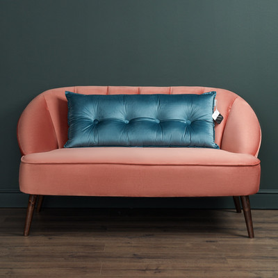 Подушка декоративная Sofi de Marko Вивиан 90x45 / Под-Вв-90х45мв (морская волна) -