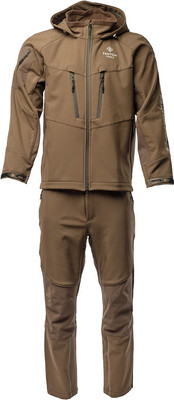 Костюм для охоты и рыбалки УРСУС Zveroboy Софтшелл 100%ПЭ/L.Brown 21 / КОС2017 (р.56-58, 170-176) - 