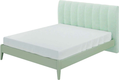 Двуспальная кровать Bravo Мебель Джали 140х200 (зеленый самшит/зеленый самшит) - 