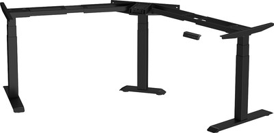 Подстолье AOKE Europe с эл. приводом угловой 90-120-180x600 / AK3YJYT-TYZF3-BK (черный) - 