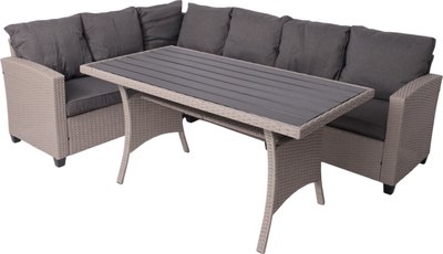 Комплект садовой мебели AksHome Rosewood (серый) - 