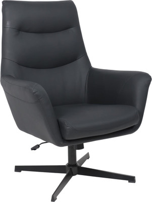 Кресло офисное AksHome Hudson (экокожа, черный PU-24/черный) - 