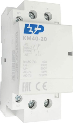 Контактор ETP КМ40-20 40A 2NО / 16601 -