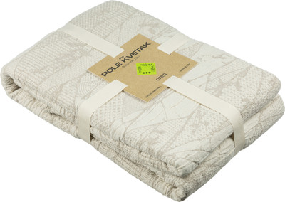 Плед Pole Kvetak (Беларускі лён) 210x190 22С155-ШР/у./л.с.уп. (330 Милена 280/сорт 1) - 