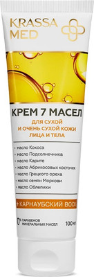 

Крем для тела, Питательный 7 Масел+ для сухой кожи