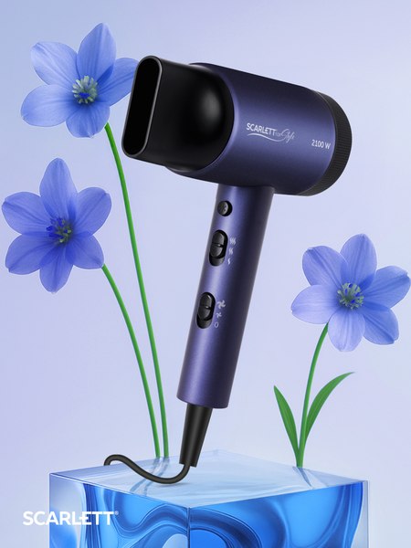 Фен Scarlett SC-HD70I61 (ультрамарин)