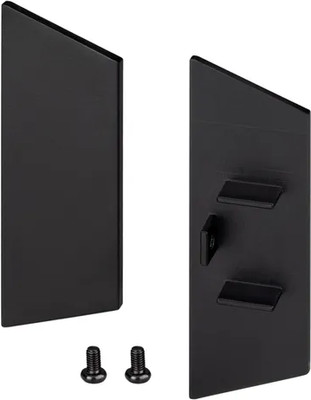 Заглушка для профиля Arlight WALL-2575 BLACK глухая / 052361 - 