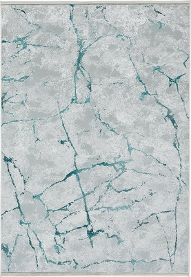 Коврик Radjab Carpet Амаль Прямоугольник 0910A (0.8x1.5, Grey/Green) -