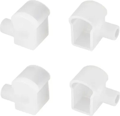 

Заглушка для профиля, WPH-FLEX-0817-SIDE WHITE с отверстием / 040853