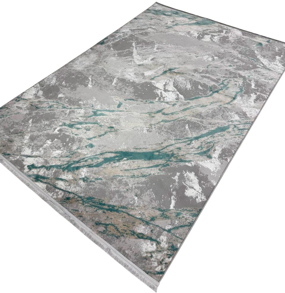 Ковер Radjab Carpet Афина Прямоугольник 9012A (2x2.9, Grey/Green)
