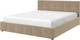 Полуторная кровать Bravo Мебель Грета 120х200 без ПМ Стандарт 1 вариант (латте) - 