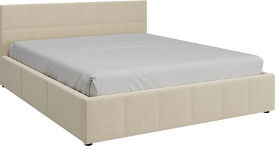 Полуторная кровать Bravo Мебель Грета 140х200 без ПМ Стандарт 3 вариант (пшеничный) -