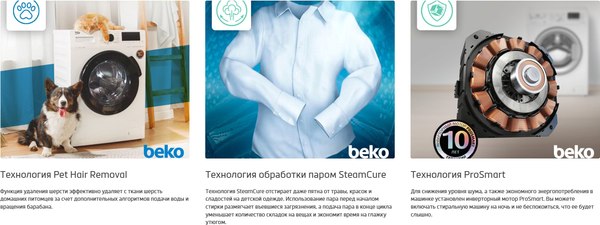 Купить Стиральная машина Beko B3WFR562WWB в Минске